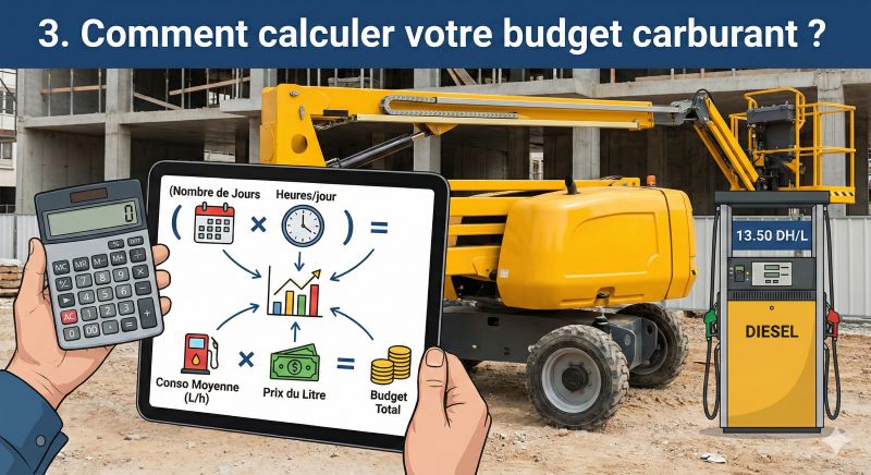 Consommation Diesel des Nacelles Élévatrices