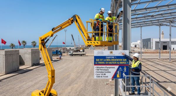 Que dit la reglementation sur le travail en hauteur au Maroc