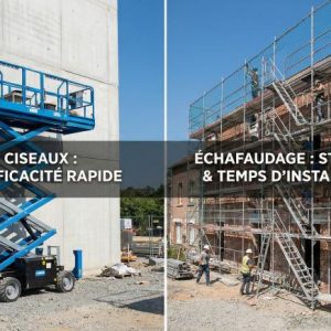 Nacelle Ciseaux vs Échafaudage : Le Duel de la Rentabilité pour vos Chantiers au Maroc